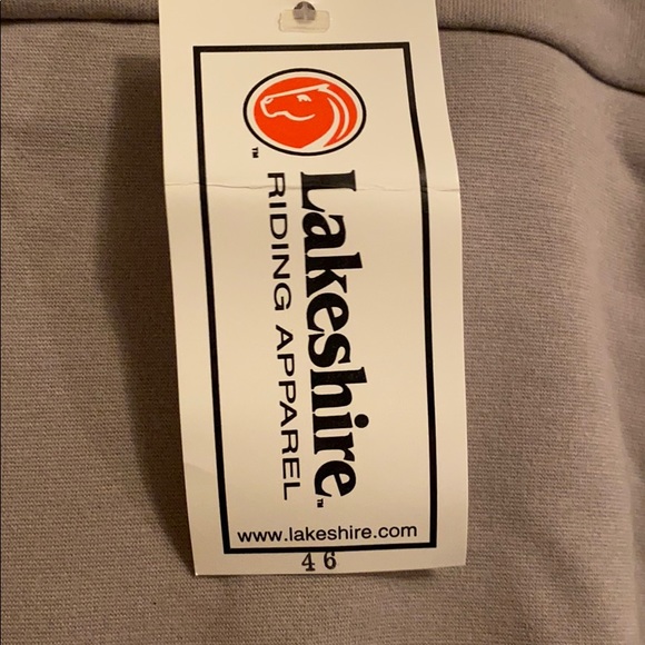 Plus Size Gray Riding Pants - Picture 4 of 4